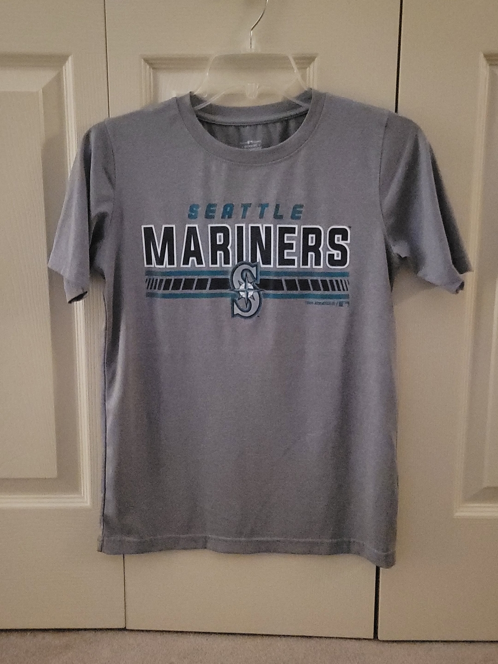 MLB Seattle Mariners Gray Dri-Fit Graphic Tee
